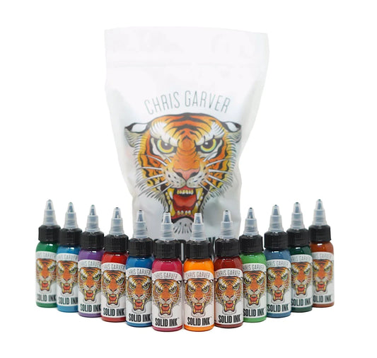 SOLID INK CHRIS GARVER 1OZ SET | 12 COLORS 1oz