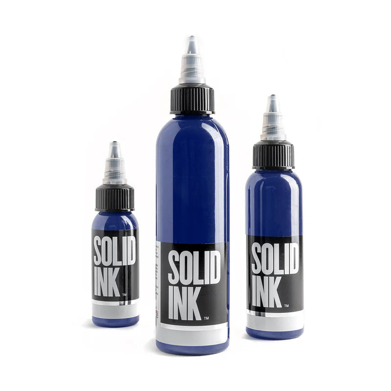 SOLID INK DARK BLUE 1oz 1/2oz