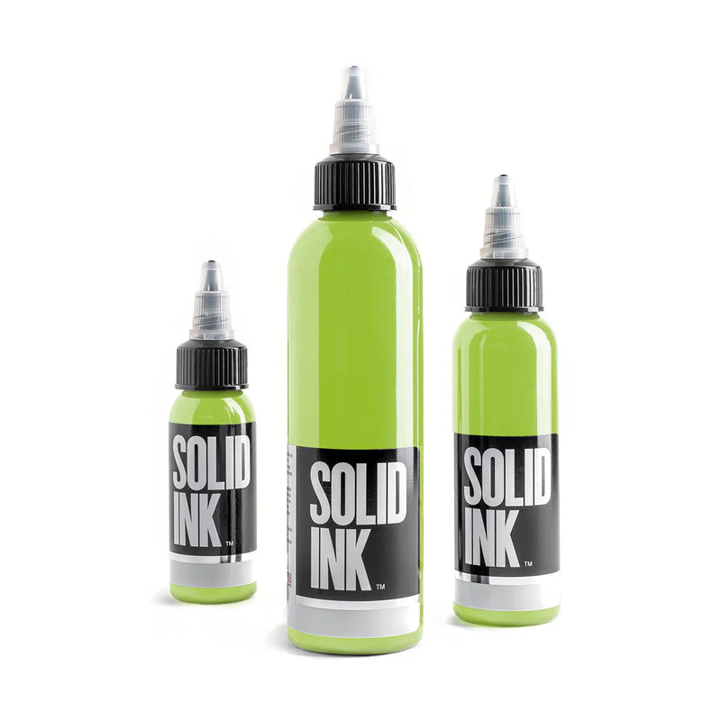 SOLID INK LIME GREEN 1oz 1/2oz